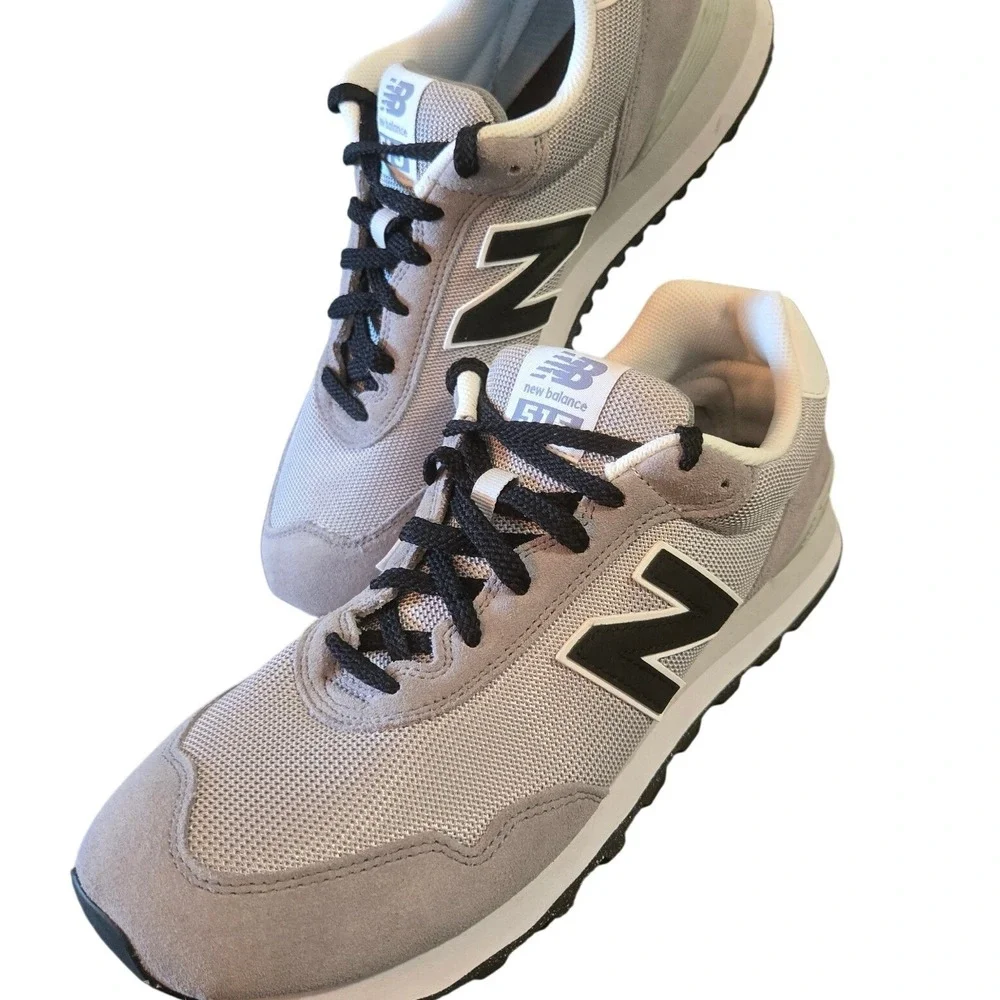 New Balance 515 ML515AGG Gray Black Retro Running Sneakers Men's‎ 10.5